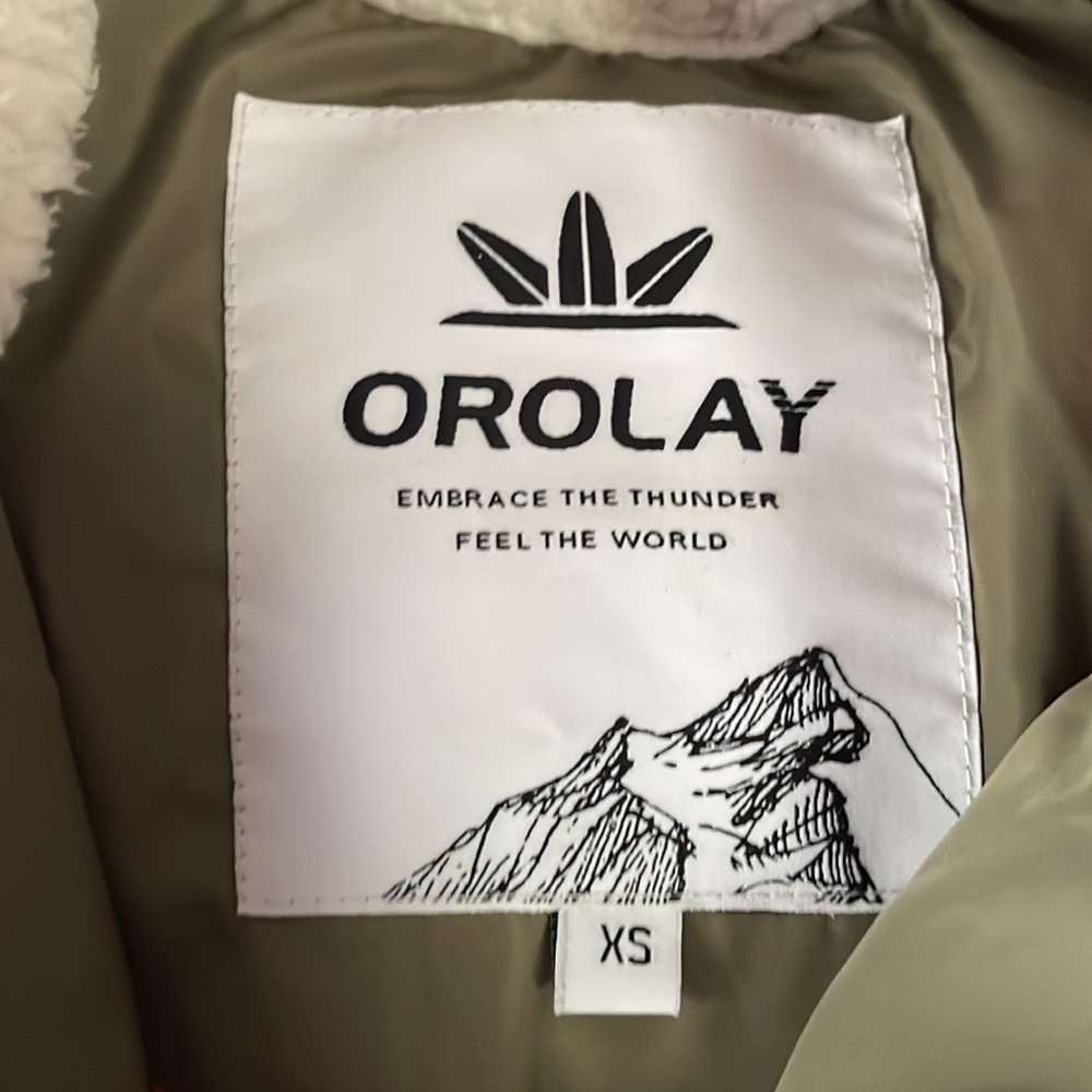 Orolay size xs olive coat - Picture 2 of 8